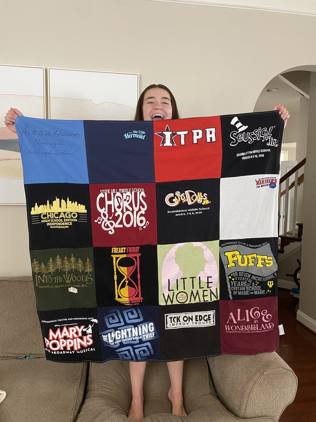 Custom T-Shirt Quilt by Project Repat