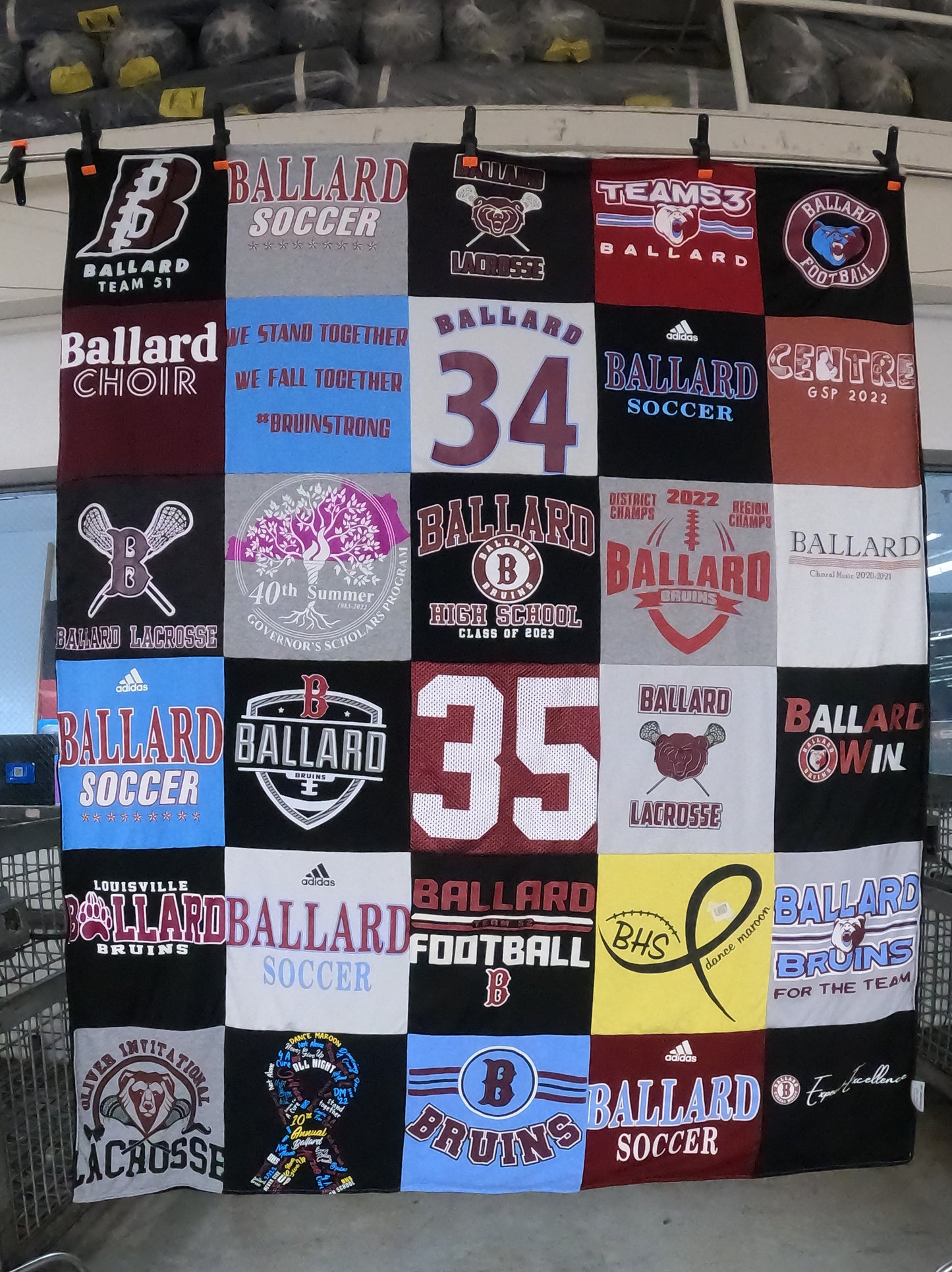 Custom T-Shirt Quilt by Project Repat